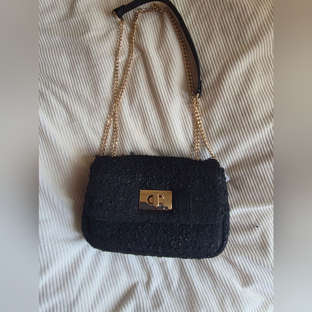 H&M Textured Bag black Nwt